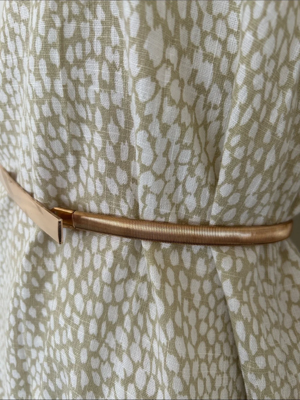 GOLD SPRING METAL BELT